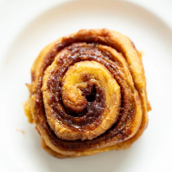 No Yeast Sweet Potato Cinnamon Rolls Vegan