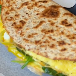 Spinach Feta Breakfast Wrap