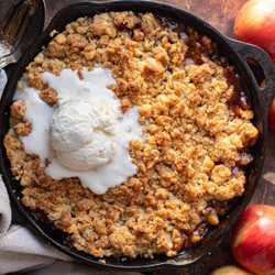 Cinnamon Apple Crisp (no Oats Recipe)