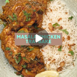 Spiced Chicken And Potato Traybake - easy. One pot.