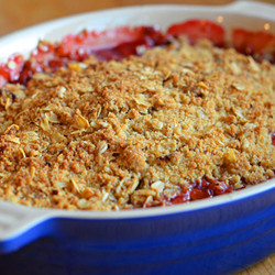 Strawberry Rhubarb Crisp