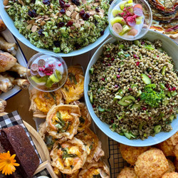 Pomegranate Barley Salad,