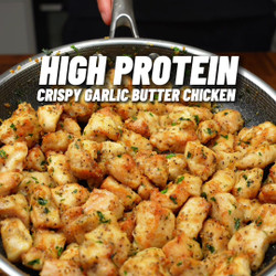 Easy High Protein Garlic Butter Chicken &amp; Potatoes