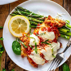 Oven Or Air Fryer Keto Chicken Parmesan