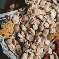 Gingerbread Puppy Chow