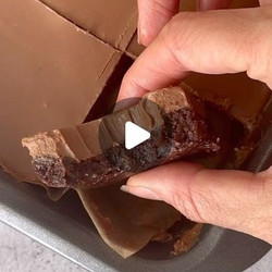 No Bake Frosted Brownies
