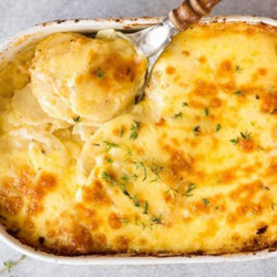 Julia Child’s Scalloped Potatoes Baked In Cream