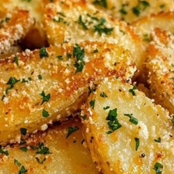 Baked Garlic Parmesan Potato Wedges