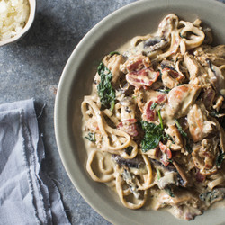Creamy Chicken Fettuccine