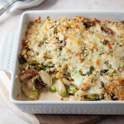Brussels Sprouts Au Gratin