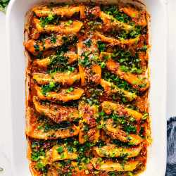 One Pan Dumpling Dinner