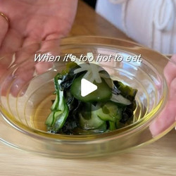 Simple Plant-based Sunomono