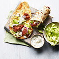 Chicken Naan Wraps Recipe