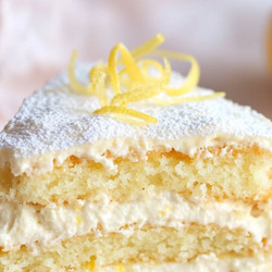 Italian Lemon Cream Cake