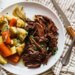 Instant Pot Red Wine Venison Roast