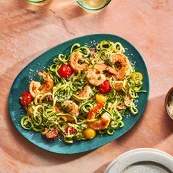 Easy Shrimp Scampi With Zucchini Noodles
