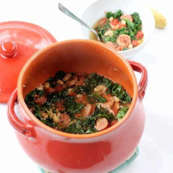 Chicken Apple Sausage, White Bean And Kale Soup