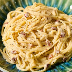 Skillet Spaghetti Alla Carbonara