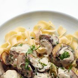 Turkey Meatball Stroganoff