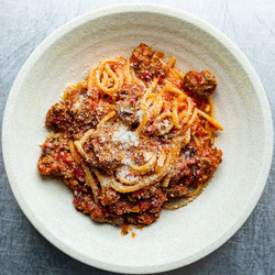 Spicy Lamb Pasta