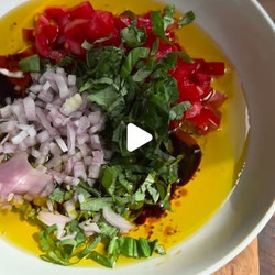 Tomato Dipping Oil Appetizer Bruschetta