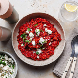 Veganes Rote-Bete Risotto