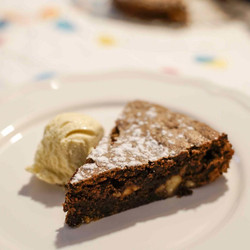 Impossible Brownie Pie
