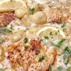 Lemon Garlic Chicken Gnocchi
