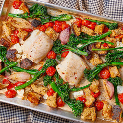 Mary Sheet Pan Roasted Fish