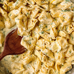 One-pan Creamy Lemon-dill Tortellini