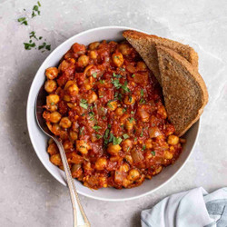 Chickpeas In Tomato Sauce
