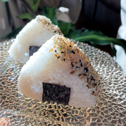 Salmon Stuffed Onigiri