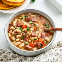 Crock Pot Ham And Bean Soup
