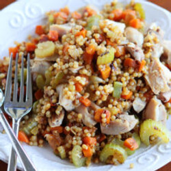 Easy Chicken &amp; Couscous Skillet Dinner
