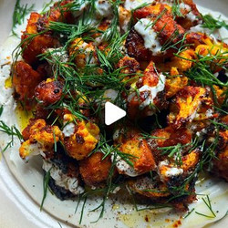 Spiced Tempeh And Cauliflower With Tahini &amp; Dill
