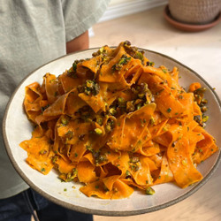 Carrot Ribbon Salad With Pistachio And Tarragon
