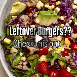 Leftover Hamburger Salad