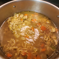Flu-Fighting Chicken Noodle Soup