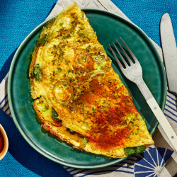 Spiced Egg Crepe For One