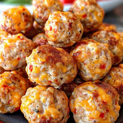 Rotel Cream Cheese Sausage Balls