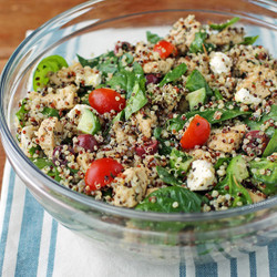 Greek Chicken Quinoa Salad