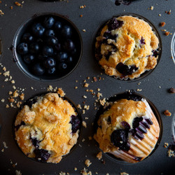 Dairy Free Blueberry Muffins