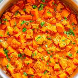 Coconut Lime Chicken And Sweet Potato Curry
