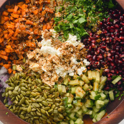 Crunchy Kale Winter Salad With Pomegranate