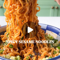 Ten Minute Spicy Sesame Noodles