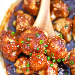 Sticky Sesame Cauliflower