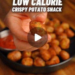 Low Calorie Crispy Potato Snack