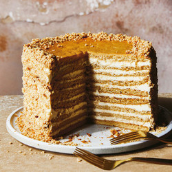 Honey Layer Cake (medovik)