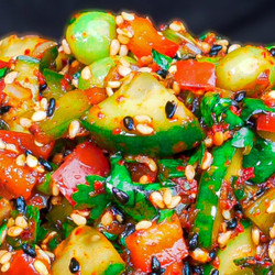 Bulgogi Bean Salad With Scallion-ginger Dressing