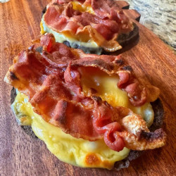 Open Faced Hawaiian Sandwiches